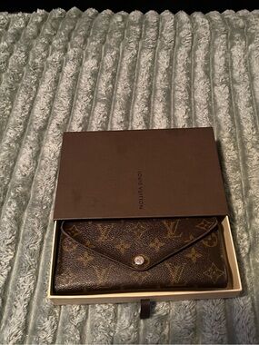 Louis Vuitton Brown Monogram Envelope Wallet